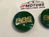 Wheel Center Caps 56mm Genuine Emblem Green Gold 3D Logo