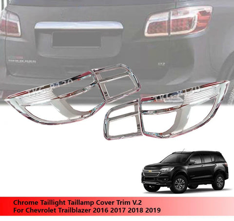 Chevrolet Holden Trailblazer Chrome Taillight Covers (2016-2019)