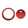Mazda 3 6 CX-5 Red Engine Start Push Button Cover Ring Trim (2014-2023)