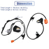Honda Accord (1998-2002) Front & Rear Left Right 4 x ABS Sensors