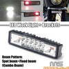 Harley Dyna FXDWG FXDL FXDF 6'' LED Work Light Bar Fog Spot Flood Lights (2006-2023)
