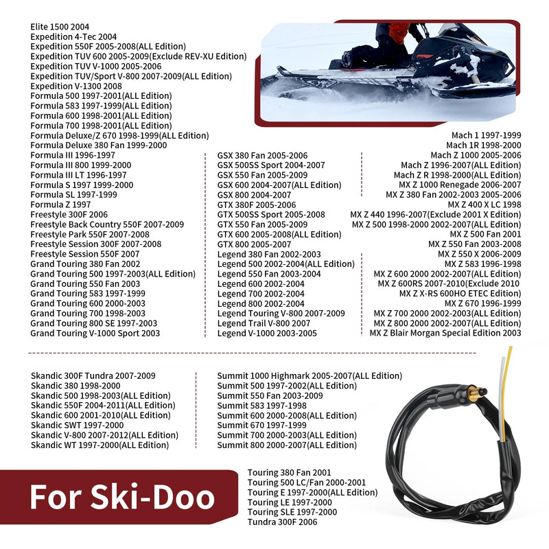 Ski-Doo Grand Touring / GSX / GTX / Legend / Mach / MXZ Brake Stoplight Micro Switch