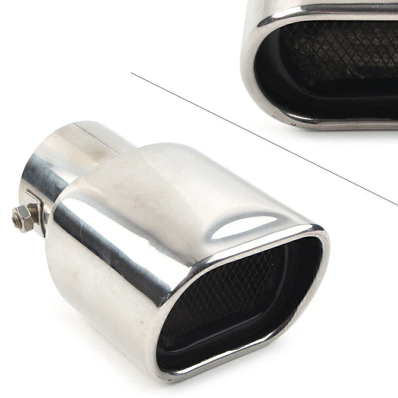 Make & Model Chrome Stainless Steel Rear Exhaust Pipe Tail Muffler Tip