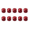 Harley Twin Cam Electra Glide Dyna 10 x Engine Cover Bolts Screw Caps CNC Red