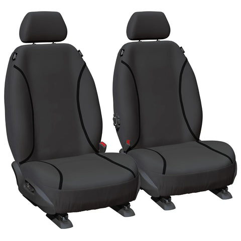 Mitsubishi Triton MN Grey Canvas Bucket Seat Covers (2012)