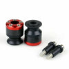 Universal Motorcycle CNC Carbon Fiber Swingarm Red 6mm Stand Mount