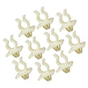 Nissan SY 10 x Beige Clip-On Hood Support Prop Rod Clips