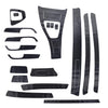 BMW 3 Series E90 E92 E93 15 x Carbon Fiber Interior Vinyl Decal Garnish