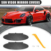 Porsche 911 Set Sun Visor Mirror Cover Driver & Passenger Side Visor Lid