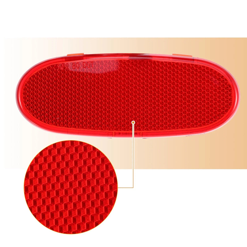 Dodge Ram 1500 Red Front Door Panel Reflector Light Cover