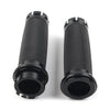 Harley Dyna Sportster XL883 1200 Softail 1" Black Handlebar Grips (2004-2023)
