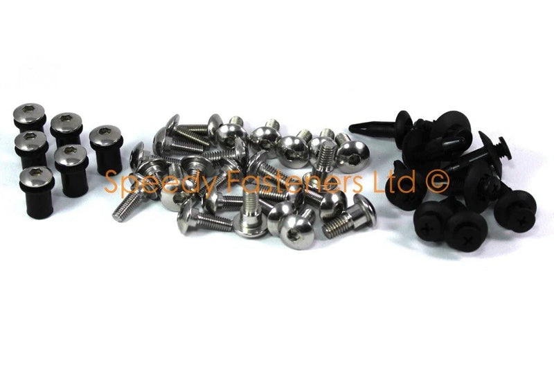 Honda Varadero XL125 Stainless Fairing & Screen Bolts (2001–2007)