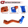 Kayo T2 Orange Lever Blue Head Folding Motorcycle Gear Shifter Lever
