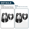 Honda Fit (2008-2013) Black Car Door Anti Kick Pad Sticker Protector
