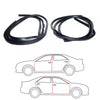 Nissan Datsun Sunny B110 KB110 Coupe 1200GX-5 1970-1973 Weatherstrip Seal Set
