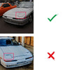 Toyota Supra A70 1987-1992 Carbon Fiber Headlight Cover Replace
