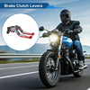 Yamaha MT-07 Adjustable Short Long Brake Clutch Levers Titanium Red (14-22)