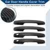 Toyota Corolla Car Door Handle Cover Trim Carbon Fiber Black (03–10)