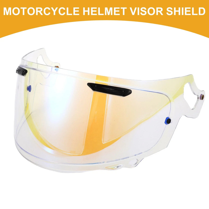 RX-7X Resin Clear Blue 3Snap Helmet Visor Shield