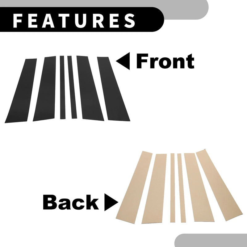 Land Rover Range Rover Sport 6 Pcs Car Pillar Window Trim Covers (06-13)