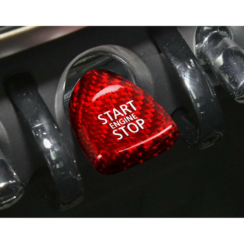 Mini Cooper F55 F56 F57 Carbon Fiber Engine Start Stop Button Cover