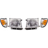Headlight Kit For 1998-2000 Toyota Tacoma 4WD RWD With