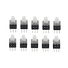 Various Models 10 x 5.8x5.8x10mm Tactile Self Lock 6 Pin Push Button Switch