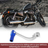 Honda CRF110F (2013-2018) Silver Blue Folding Shifter Lever