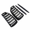 BMW 3 Series E90 E91 Gloss Black Front Kidney Grille (2006-2008)