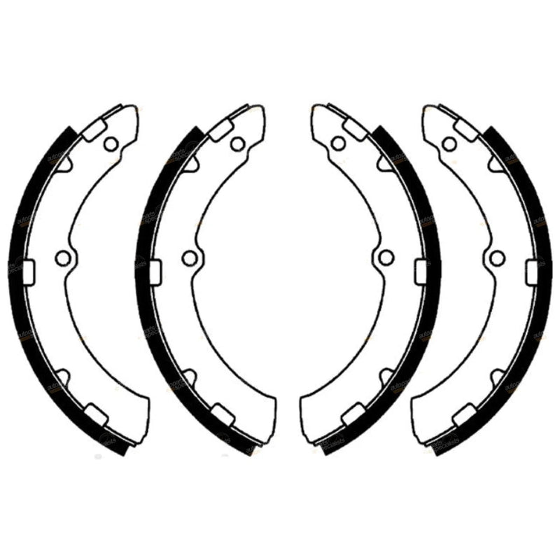 Toyota Dyna BU142R Rear Brake Shoe Set 4.1L (1995–2003)