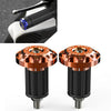7/8" Motorcycle Dirt Bike Handlebar Grip End Cap Plug Slider - Orange