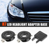 Mercedes-Benz C Series H7 LED Headlight Adapter Bases (2010-2016)