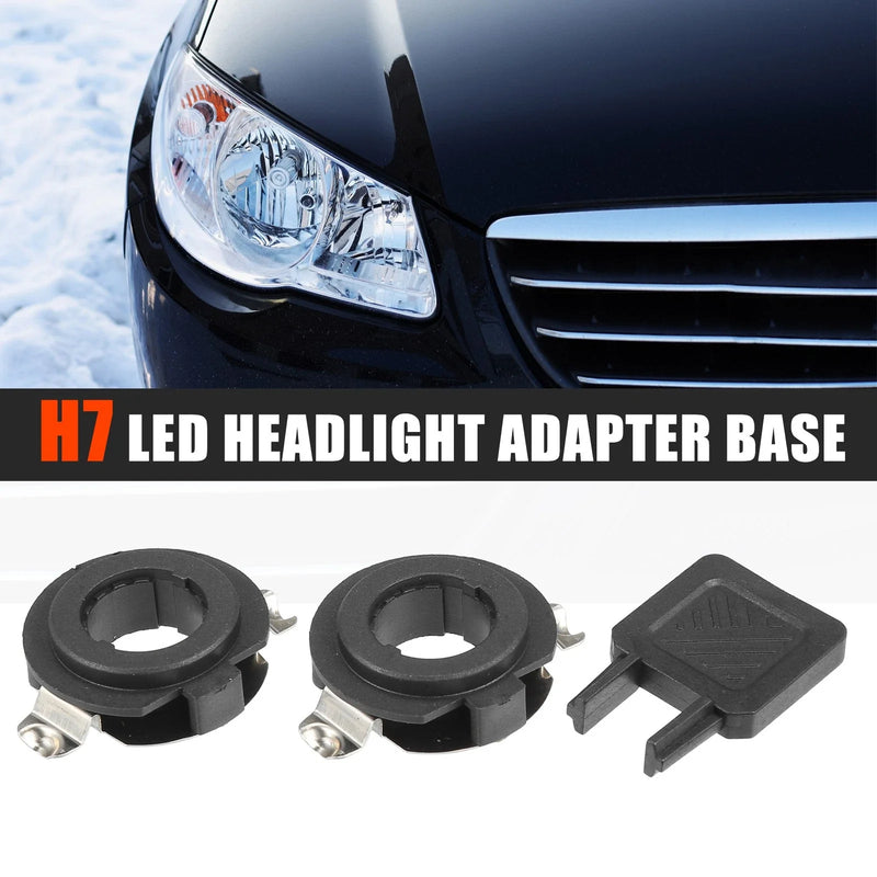Mercedes-Benz C Series H7 LED Headlight Adapter Bases (2010-2016)