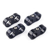 Universal Fit Braided AN10 Separator Clamp 4 x Alloy (No Year Specified)
