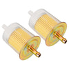 Car & Motorcycle 2 x 5/16" 8mm Fuel Filter (Compatible with Various Models)