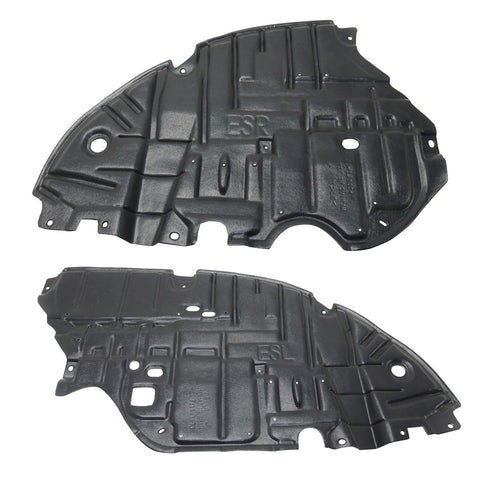 Set of 2 Engine Splash Shield For Lexus ES350 2016-2018