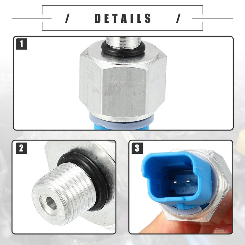 Ford Mondeo Mk4 (2007-2014) Metal Blue Silver Tone Engine Oil Pressure Sensor