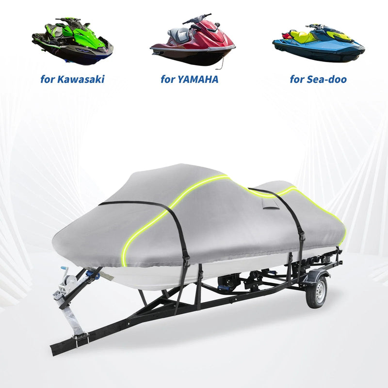 Yamaha Silver Fit 136-145in 3 Seat PWC Cover Waterproof Jet Ski