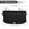 Subaru Forester (2013-2018) Gloss Black Retractable Cargo Cover