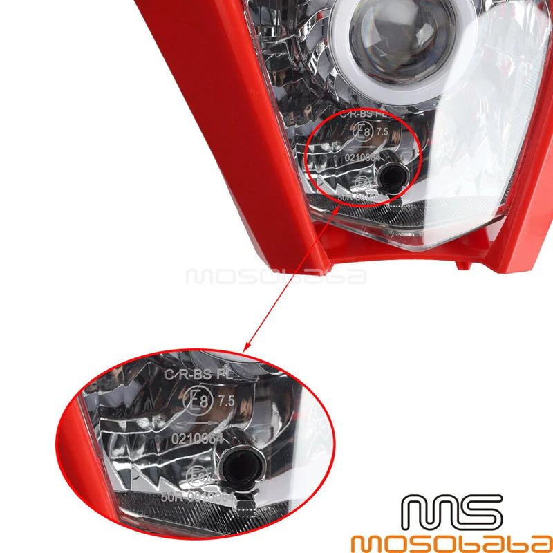 Honda CRF250F CRF450R / X CRF250R XR400 LED Headlight Fairing (2019-2023)