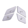 Mercedes Benz W205 W213 X253 4pcs Door Lock Unlock Button Cover Trim