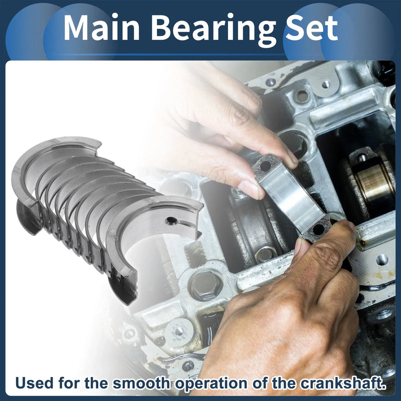 MITSUBISHI DELICA 10 x Main Bearing Set No.MD091399 (1969-1988)
