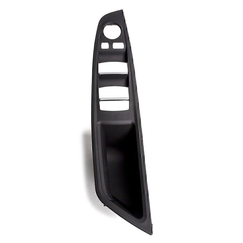 BMW 5 Series Black Front Inner Door Handle Trim Cover (2010-2017)