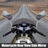 Motorcycles 1 Pair Motorcycle M10x1.25 Screw Glass Rearview Mirror