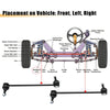 Dodge Caliber, Jeep 2 x Front Sway Bar Links (2009-2012)