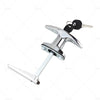 Trailer Caravan Toolbox Chrome Rear Fixing T Handle Lock w/ Key