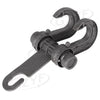 Car - Black Plastic Seat Hook Hanger (Fits Most Vehicles)