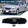 Toyota Crown (2012-2018) Black Blue 1 Set Dashboard Cover Mat