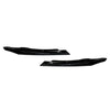 Mercedes Benz A-Class Black ABS Front Lip Spoiler Fins (2016-2018)