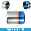 Mazda 6 2013-2017 Silver Blue Stainless Steel Exhaust Tip